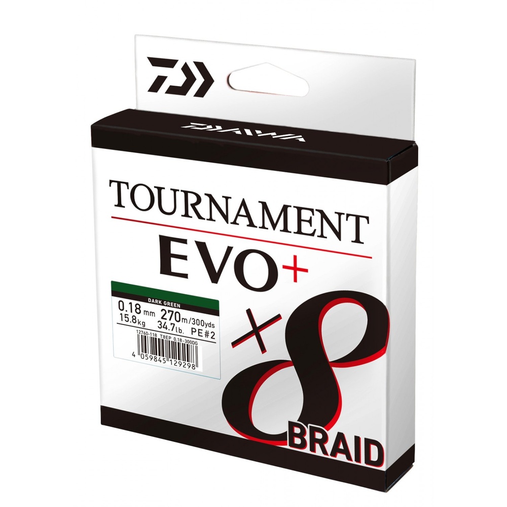 DAIWA TOURNAMENT 8X BRAID EVO+ 135mts. 